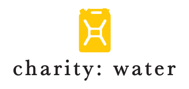 Charity: Water nonprofit partner logo - Kings Beach Residential Yellow water can Charity: Water logo representing nonprofit partner support - Kings Beach Residential